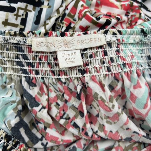 Boston proper long sleeve off the shoulder shorts romper - Picture 7 of 9